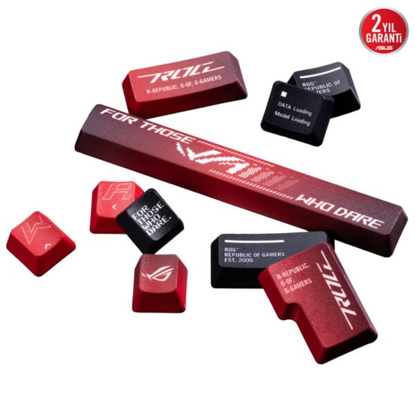 Rog Dye Sub Pbt Keycaps 2