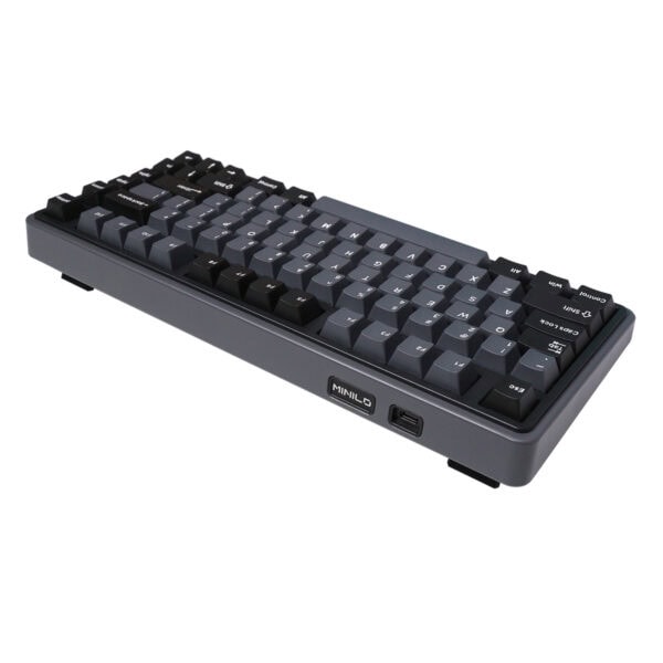 Varmilo Minilo75 He Siyah 75 Gateron Magnetic Jade Pro Manyetik Switch Hall Effect Rgb Hotswap Mekanik Gaming Klavye Y2