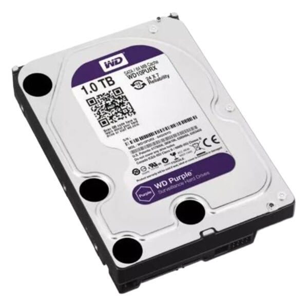 Western Digital Purple 1tb 5400rpm 64mb 3 5 Inc Sata 3 0 Harddisk Wd10purx 2