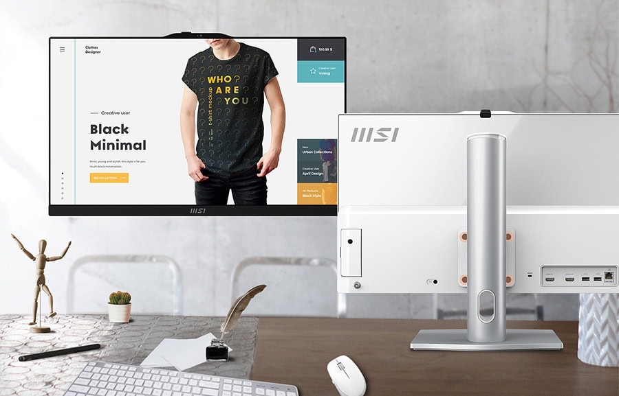 MSI MODERN AM242P 12M-1891XTR All In One Bilgisayar H15