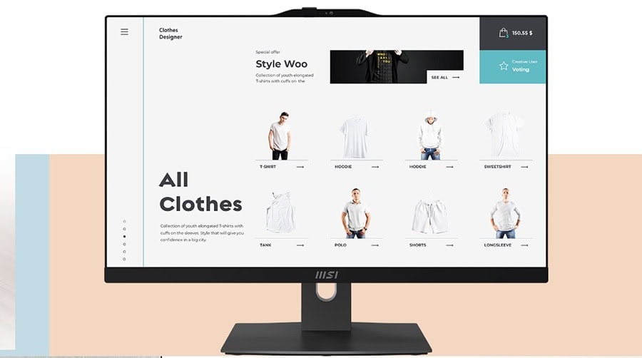 MSI MODERN AM242P 1M-2014XTR All In One Bilgisayar H17