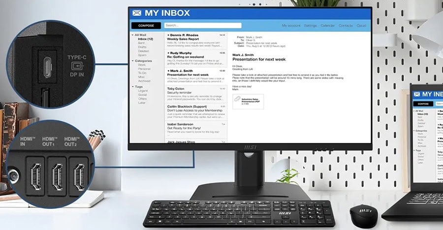 MSI MODERN AM273QP AI 1UM-241XTR All In One Bilgisayar H22
