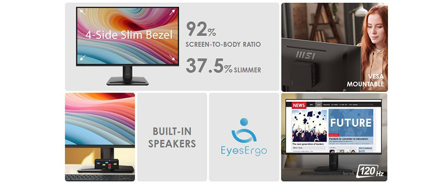 MSI PRO MP252 E2 Gaming Monitör H3