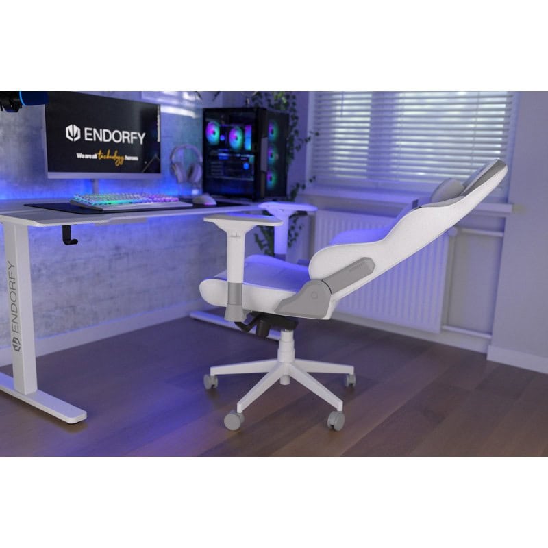 Endorfy Scrim Onyx White Fotel Gamingowy Bialy