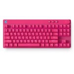 MCHOSE Mix 87 Rose Red %80 Apollo Manyetik Switch 8K Hz Hall Effect RGB Hotswap Gaming Klavye (MC-Mix87-5)