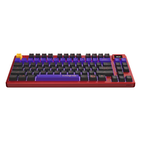 Kaydırmaz, RGB aydınlatmalı ve yüksek performanslı oyuncu klavyesi, dayanıklı tuş yapısı ve ergonomik tasarımıyla oyun deneyimini artırır. MSI ve Loongnia markalarıyla kaliteli ve şık görünüm sağlar.