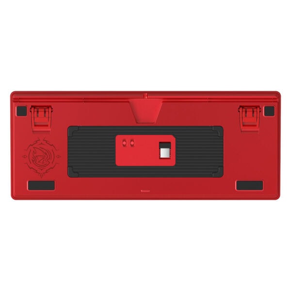 Oyuncu klavye kasetği, dayanıklı ve ergonomik tasarımıyla oyun performansını artırır. Kırmızı ve siyah renk seçenekleriyle çeşitli oyuncu ekipmanlarıyla uyum sağlar ve uzun süreli kullanıma uygundur.