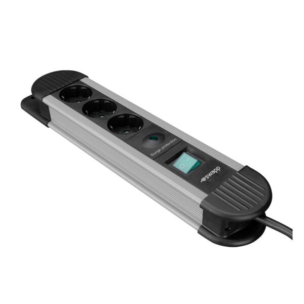 S Link 1.5 Metre 900 Joule 3lü Akım Korumalı Gri Priz Çoklayıcı (spgks03) 2