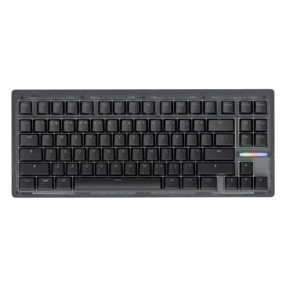 Wooting 80he Ansi Arm Ghost 80 Lekker L60 Linear Manyetik Switch Hall Effect Rgb Hotswap Mekanik Gaming Klavye Wk5 Us2 L60 Smbk1 1