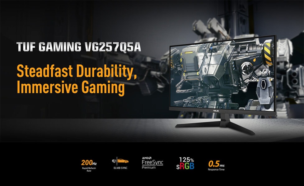 ASUS TUF Gaming VG257Q5A Gaming Monitör H3