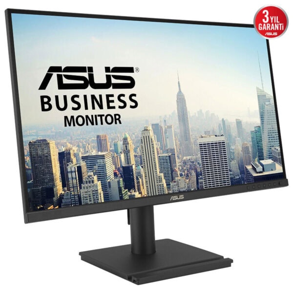 Yüksek çözünürlüklü Asus iş monitörü, geniş ekran ve şık tasarımıyla profesyonel çalışma ortamları için ideal, dayanıklı ve uygun fiyatlı.
