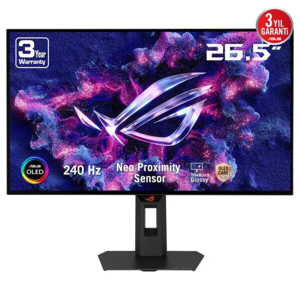 Asus Rog Strix Oled Xg27aqdmgr 26.5 Inç 240hz 0.03ms 2k Qhd Adaptive Sync Woled Pivot Gaming Monitör 2