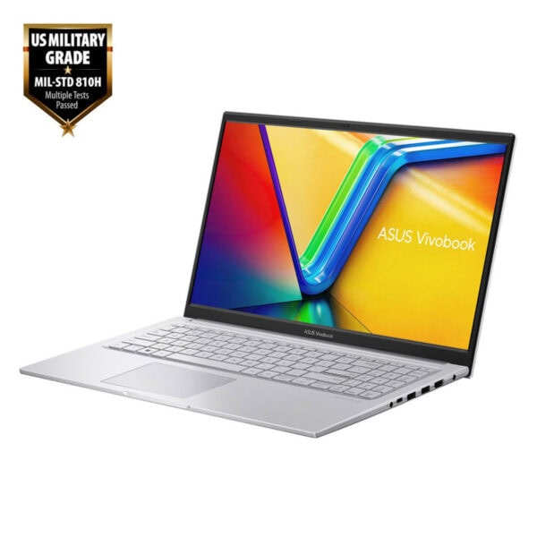 Yüksek kaliteli ASUS Vivobook dizüstü bilgisayar, 15.6 inç Full HD ekran, hafif tasarım ve güçlü performans özellikleriyle ideal ofis ve eğitim amaçlı kullanım sağlar.