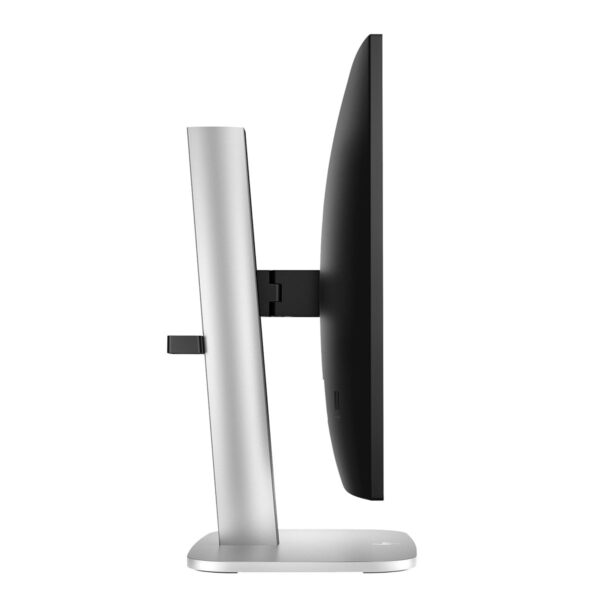 Yüksek çözünürlüklü siyah ve gümüş bilgisayar monitörü, ergonomik tasarım ve modern görünüm. Çalışma ve eğlence için uygun, ofis ve ev kullanımı için ideal.