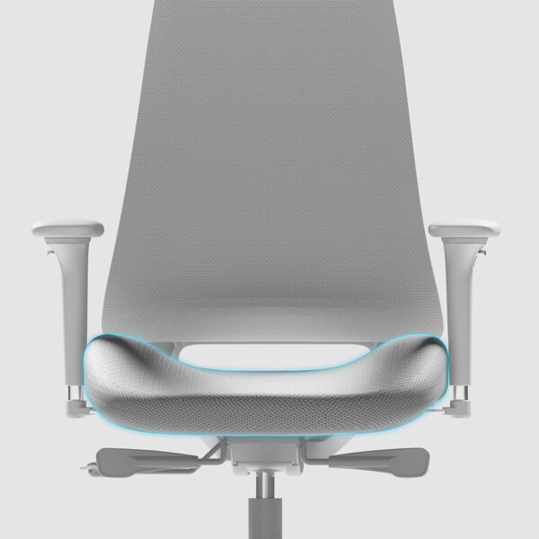 Yüksek konforlu ergonomik ofis sandalyesi, ergonomik tasarım ve nefes alabilir malzemeleri ile uzun çalışma saatleri için ideal, ayarlanabilir koltuk ve bel desteği.
