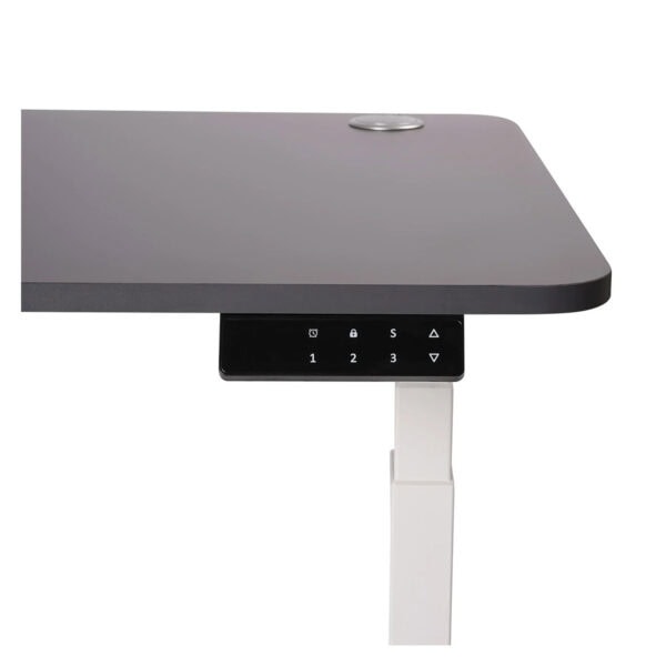 Yüksek teknik özelliklere sahip modern bilgisayar masası, taşınabilir ve kullanışlı tasarım, entegre şifre korumalı control panel ve ergonomik çalışma alanı için idealdir.