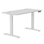 Karr Office O-Flex Çift Motorlu Elektrikli Yükseklik Ayarlı 160x80 Beyaz Ayak Beyaz Tabla Çalışma Masası
