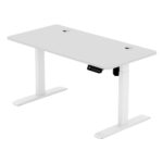 Karr Office O-Flex Tek Motorlu Elektrikli Yükseklik Ayarlı 120x60 Beyaz Ayak Beyaz Tabla Çalışma Masası