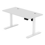 Karr Office O-Flex Tek Motorlu Elektrikli Yükseklik Ayarlı 160x80 Beyaz Ayak Beyaz Tabla Çalışma Masası