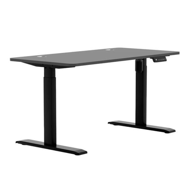 Şarjlı ayarlanabilir yükseklikli bilgisayar çalışma masası, modern ergonomik ofis mobilyası, yüksekliği ayarlanabilir bilgisayar çalışma masası, dayanıklı ve şık tasarım.