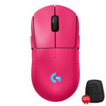 Logitech G PRO 2 LIGHTSPEED Pembe HERO 2 Sensör RGB Kablosuz Gaming Mouse (910-007310)