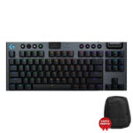 Logitech G915 X LIGHTSPEED TKL GL Clicky Blue Switch RGB Kablosuz İngilizce Mekanik Gaming Klavye (920-012757)
