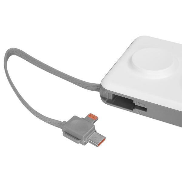 S Link M120 10000mah Pd20w Qc3 0 18w 15w Magsafe Watch Beyaz Lcd Tasinabilir Powerbank Y3