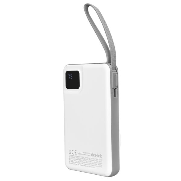 S Link M120 10000mah Pd20w Qc3 0 18w 15w Magsafe Watch Beyaz Lcd Tasinabilir Powerbank Y7
