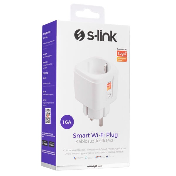 S Link Sl 01 16 Amper Wi Fi Tuya Destekli Akilli Priz 6