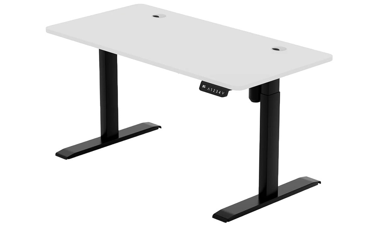 çalışma masası, ayarlanabilir yükseklikli ofis masası, ergonomik çalışma alanı, modern tasarımlı bilgisayar masası, uzun ömürlü ve şık ofis mobilyası.