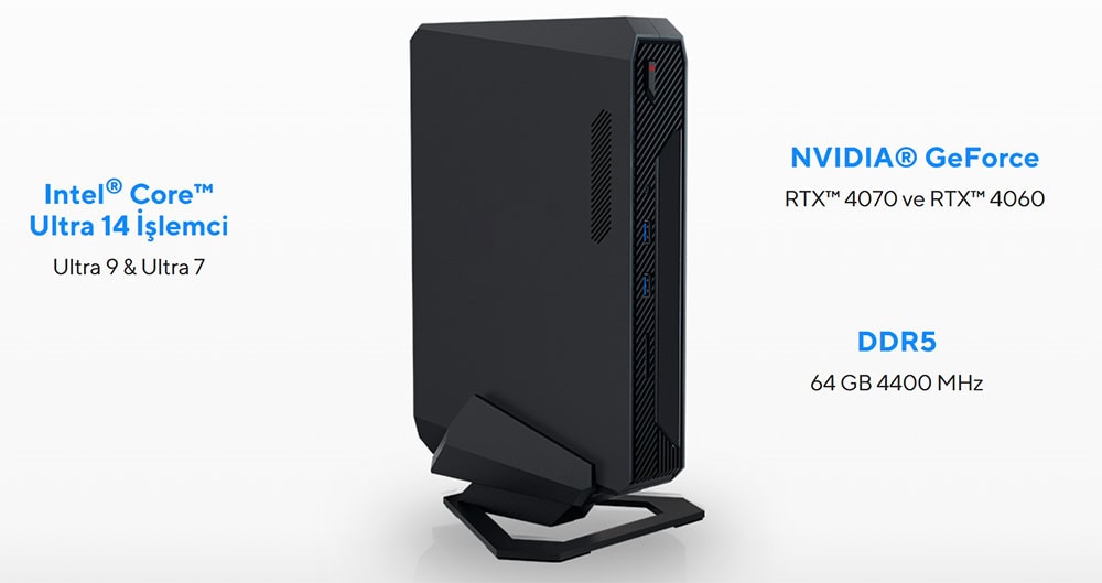 ASUS NUC 14 Performance Mini Bilgisayar H3