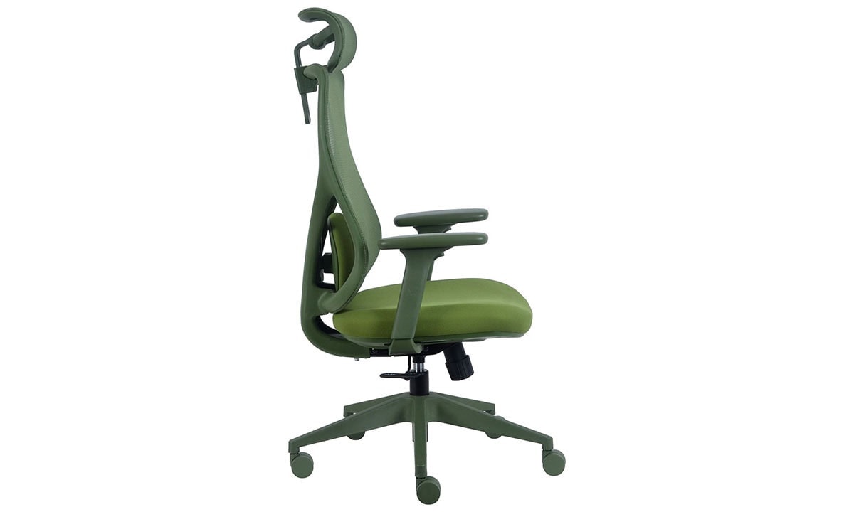 Konforlu ve ayarlanabilir ergonomik ofis sandalyesi, hareketli tekerlekli taban ile ofis kullanımına uygun, modern ve şık tasarım.