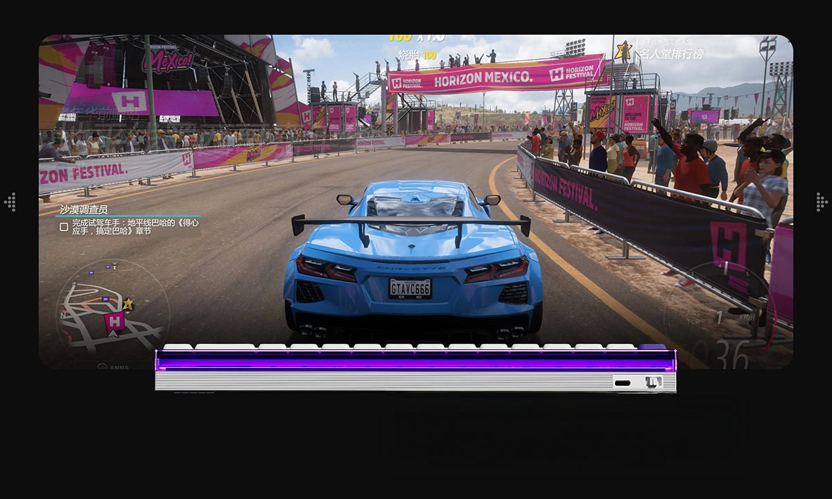 MelGeek MADE68 AIR Purple Light Gaming Klavye H3