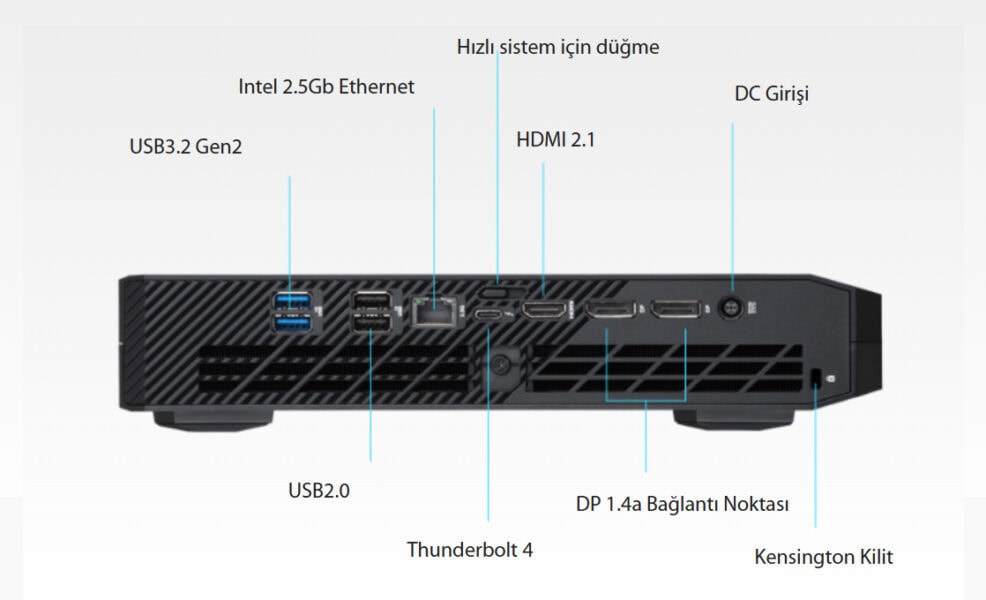 ROG-NUC ASUS ROG NUC Mini Bilgisayar H7