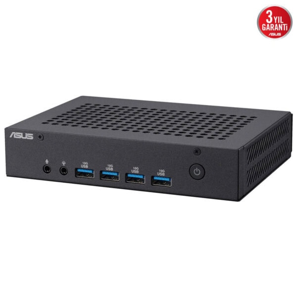 Yüksek performanslı çoklu USB 3.0 portlu ve şık tasarımlı ASUS mini bilgisayar, ofis ve ev kullanımı için ideal, dayanıklı yapısıyla güvenilir çalışma sağlar.