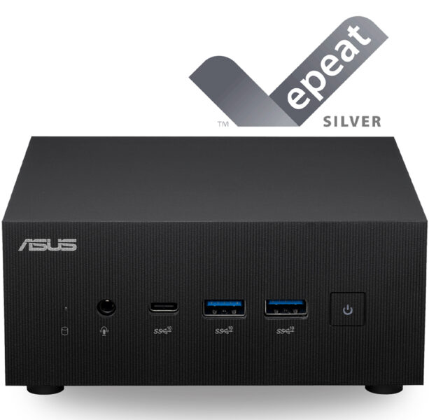 2. ASUS ePUAP Silver mini bilgisayar, yüksek performans ve kompakt tasarım ile ofis ve ev kullanımı için ideal.
