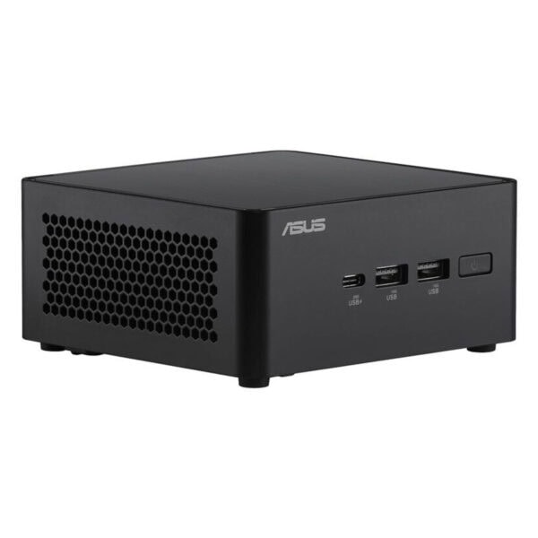 Yüksek performanslı mini bilgisayar ve medya merkezi, Asus markalı compact bilgisayar kasa, çoklu USB portları ve şık tasarımıyla masaüstü kullanımına uygun.
