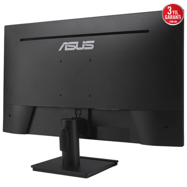 Yüksek çözünürlüklü ASUS masaüstü monitör, şık tasarımı ve gelişmiş görüntü kalitesi ile profesyonel ve ev kullanımı için ideal, 3 yıl garanti ile güvenilir performans sunar.