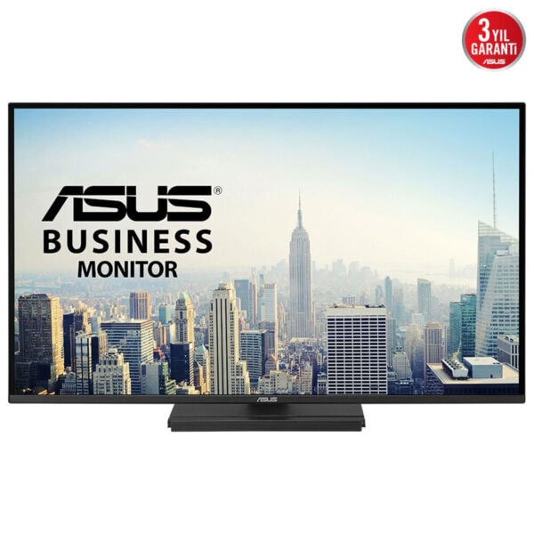 Yüksek çözünürlüklü Asus Business monitör, geniş ekran ve şık tasarımıyla ofis ve iş ortamları için ideal, dayanıklı ve güvenilir performans sunar.