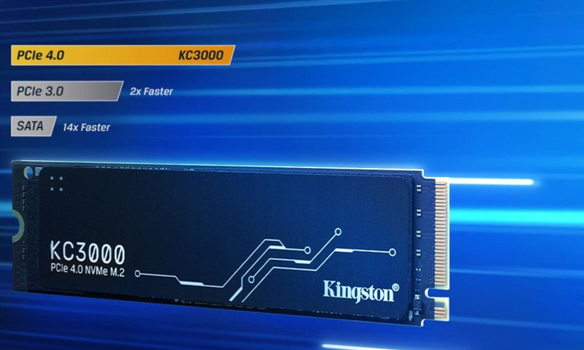 Yüksek performanslı Kingston KC3000 NVMe M.2 PCIe 4.0 SSD, hızlı veri aktarımı ve güvenilirlik sağlar. Laptop ve masaüstü bilgisayarlar için yüksek kapasiteli ve dayanıklı depolama çözümü sunar.