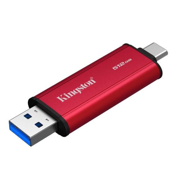 Yüksek hızlı Kingston 512GB USB 3.0 taşınabilir bellek, veri depolama ve transfer için ideal, dayanıklı ve şık tasarım, uygun fiyatlı ve güvenilir flash sürücü.