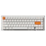 MelGeek REAL67 Sodium-White %65 TTC Tai E Manyetik Switch 8K Hz Hall Effect Hotswap RGB İngilizce Gaming Klavye - 2 Yıl Birebir Değişim Garantili