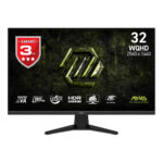 MSI MAG 325QF E18V 31.5 inç 180Hz 0.5ms WQHD Adaptive Sync Rapid VA Gaming Monitör