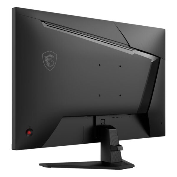 Geniş ekranlı Gaming monitör, yüksek çözünürlük ve hızlı tepki süresi ile oyun deneyimini artırır. Siyah renkli, modern tasarıma sahip, MSI logosu bulunan bilgisayar monitörü.