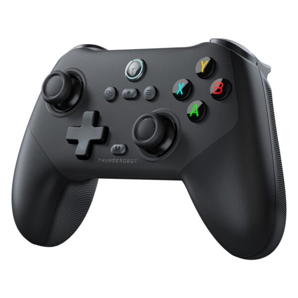 Oyuncu gamepad kontrol cihazı, bilgisayar ve konsol uyumlu, ergonomik tasarımıyla rahat kullanım sağlar. Thunderobot markalı kablosuz veya kablolu oyun denemeleri için ideal.