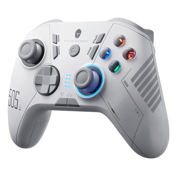 Yüksek performanslı gaming kontrolörü, RGB aydınlatmalı düğmeler ve ergonomik tasarım ile PC ve konsol oyuncuları için ideal gaming joystick.