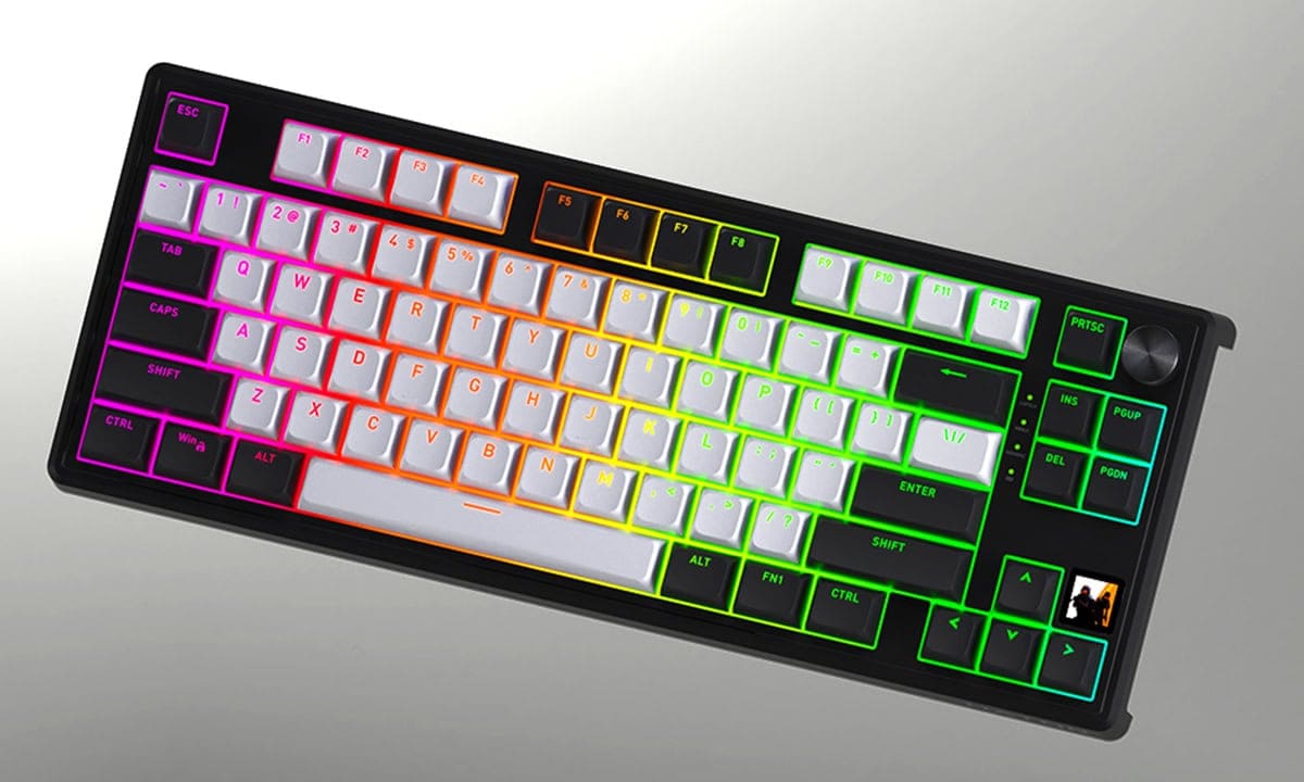 Yüksek performanslı RGB aydınlatmalı oyun klavyesi, farklı renk aydınlatma modlarıyla şık ve işlevsel tasarım. Modern dizayn ve ergonomik tuşlar ile oyun ve ofis kullanımı için ideal.