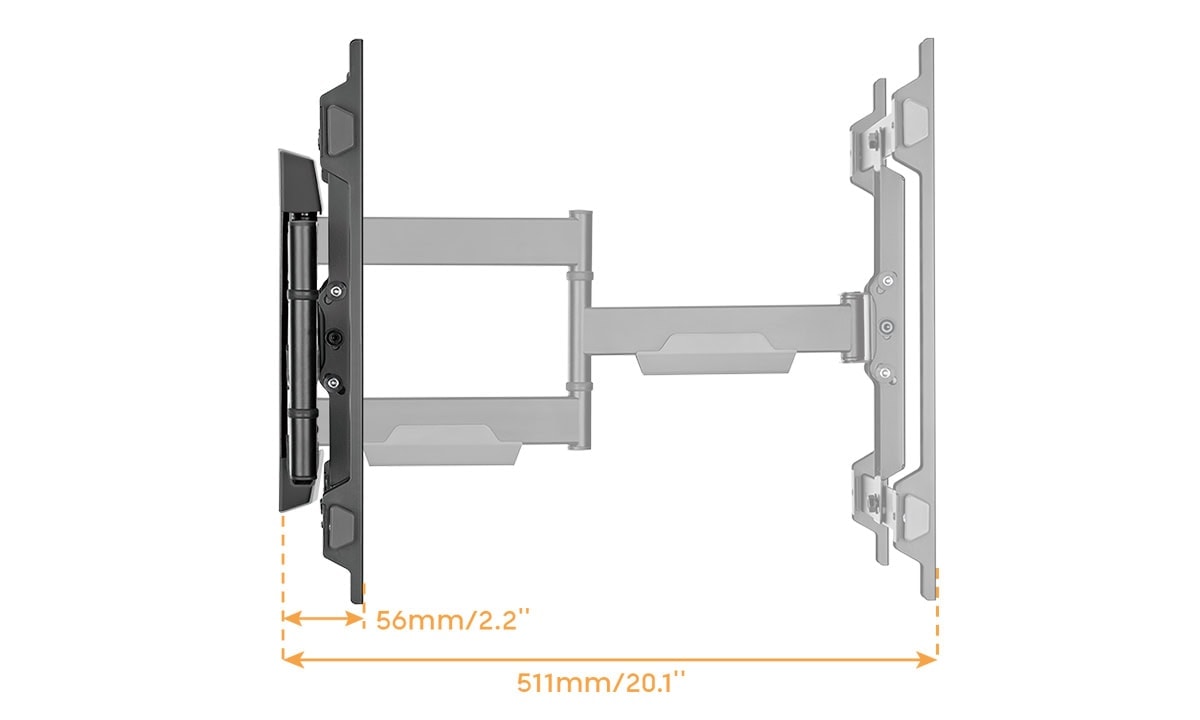 Yüksek uyumluluk ve dayanıklılık sağlayan çift monitör tutucu, 20.1 inç ve 2.2 inç kalınlığa kadar ekranları destekler, ergonomik çalışma ortamları için idealdir.