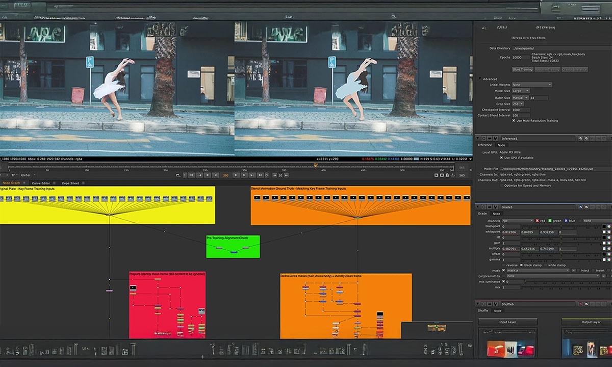 Yapay zeka ile animasyon eğitimi, genç kızın dans hareketleri, bilgisayar ortamında hareketli görüntü yapımı, derin öğrenme modelleme, post prodüksiyon, hareketli grafikler, realize edilen 3D animasyon, görsel efektler, profesyonel film ve video düzenleme, içerik üretimi, yaratıcı animasyon tasarımı, yüksek çözünürlüklü görsel içerik, eğitim amaclı animasyon hazırlama, Blender veya yeni nesil animasyon yazılımı kullanımı.