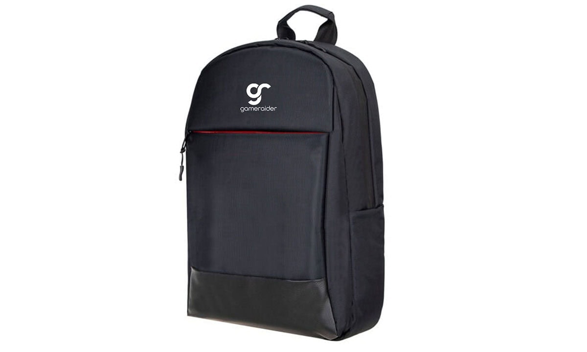 Yırtılmaz dayanıklı siyah oyun ve seyahat çantası, laptop ve oyun ekipmanı taşıma için ideal, ergonomik tasarım ve geniş iç hacim.